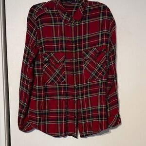 Sanctuary Multicolor Plaid Shirt